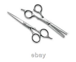 Tondeo Slim Box Crystal Offset Hairdressing Scissors 5,5 + Modelling 5,25