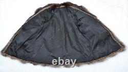 Us3405 Real Raccoon Fur Jacket Racoon Fur Coat Size XL Waschbär Jacke