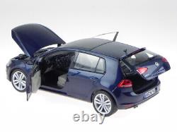VW Golf 7 4-door darkblue diecast model car Norev 1/18