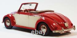 VW Hebmueller Convertible 1/24 red-beige Tin Wizard