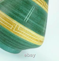 West german mid century VASE floorvase bay keramik model 680-40 geometric decor