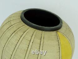 West german mid century VASE sawa keramik 1950s sgraffito decor model 40/35