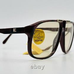 ZEISS Sunglasses Men's Angular Braun Gold Model 8164 Umbramatic Photochromic NOS